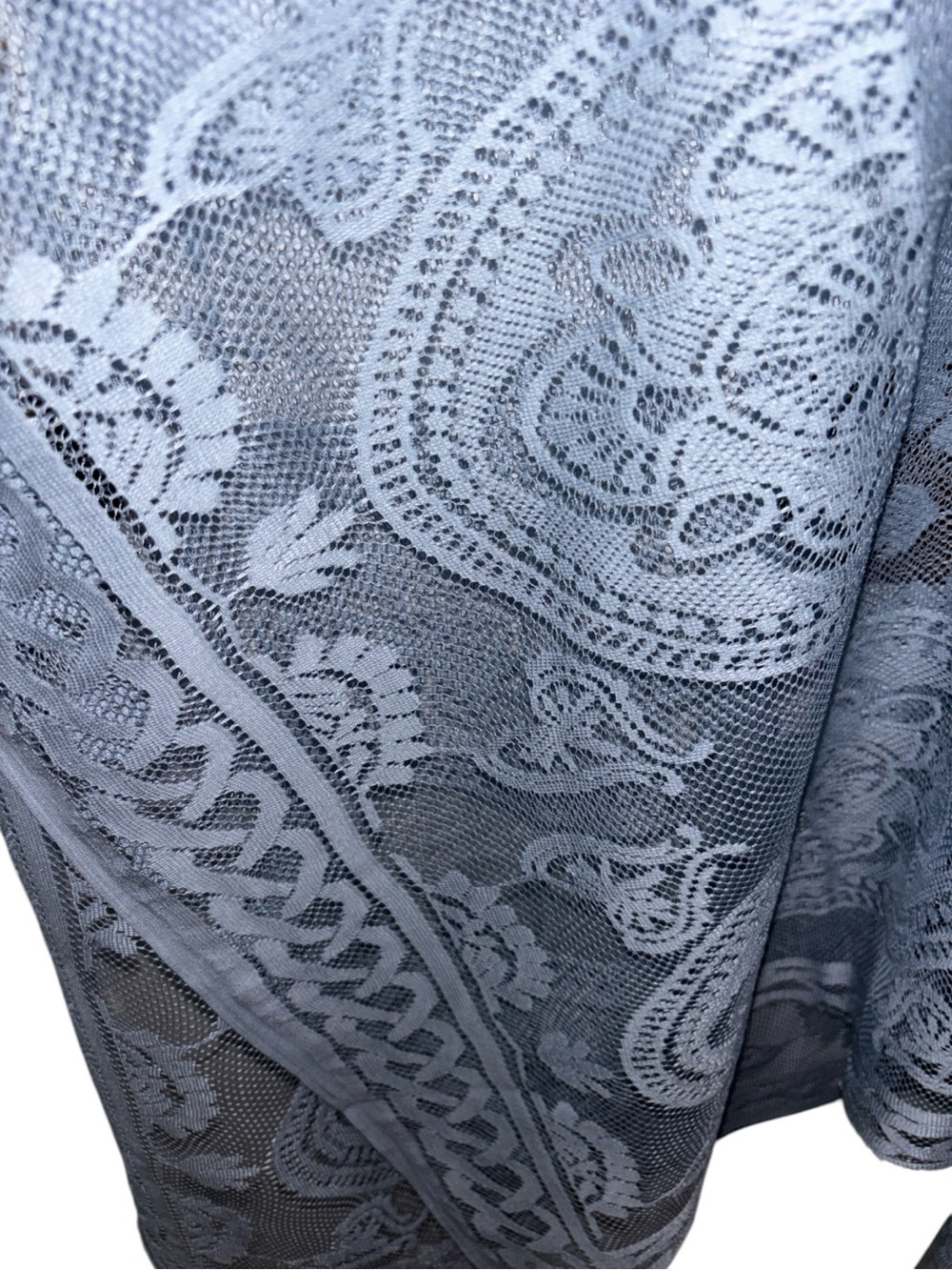 Sheer Lace Cover-Up - Light Blue, NWT - Picture 8 of 8
